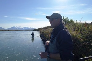 Alaska fly fishing lodge